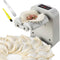 Automatic Electric Dumpling Press Maker Machine - Adjustable and Easy to Operate, With Spoon and Brush - For Home Kitchen Pastry Making (White)...