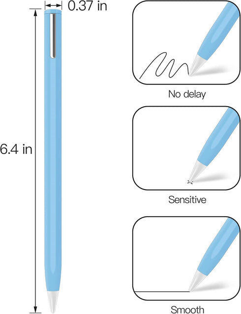 Stylus Pen Compatible for iPad (2018 and Later) with Palm Rejection, Compatible with iPad Pro 11&12.9 Inch,iPad Air (3rd/4th/5th),iPad Mini(5/6th)...