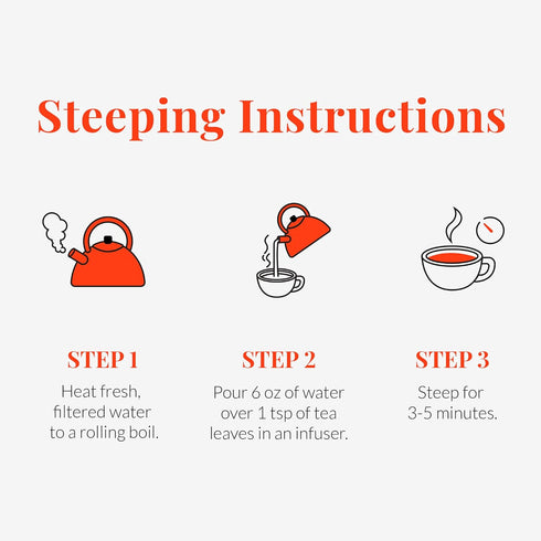 The Republic of Tea Ginger Peach Black Full-Leaf Loose Tea 3.5 oz Tin, Steeps 50 Cups | Caffeinated...