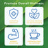 CALMOUR Natural Green Tea Extract Strips 10 Pack | Green Tea Bags Alternative Travel Friendly On-The-Go Quick Dissolving Strips | Lemon Ginger Tea...