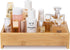 Makeup Organizer Countertop for Vanity, Bathroom Organizers and Storage Bamboo Bathroom Countertop Organizer Cosmetic Skincare Perfume Organizers...