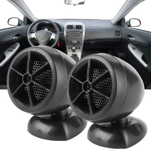 Acouto Music Horns car Audio, Car Speakers 1200W 12V Tweeter Mini Horn Music Dome Loudspeaker Audio Speaker for Car Car Door Speakers Car Audio Tw...