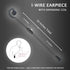 1-Wire C-Shape Swivel Earpiece Headset with PTT Button Mic for Motorola Two-Way Radio Walkie Talkies CP110, CP185, CP200, CLS1110, CLS1410, EP450,...