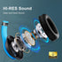 Wireless Bluetooth Headphones Over Ear, 65H Playtime HiFi Stereo Headset with Microphone and 6EQ Modes Foldable Bluetooth V5.3 Wireless Headphones...