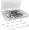 200PCS Corsage Pins, Teardrop Pearl Sewing Pins, Long 2inch Straight Sewing Wedding Bouquet Pins for Wedding, Jewelry, Flower DIY Decoration, Quil...