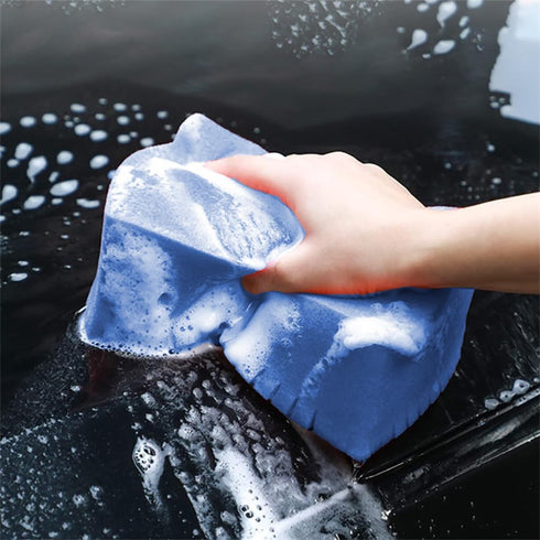 Big Blue Sponge - Large Car Wash Sponge, Professional Car Detailing Sponge, Great for Use with Rinseless Car Wash and Traditional Car Wash Soap ?D...