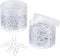 MECCANIXITY Paper Clips Small Size 1.1 Inch Vinyl Coated to Prevent Tearing Pages with Box for Organize Office Home White Count 400...