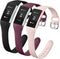 GEAK Compatible with Fitbit Charge 3 Bands/Fitbit Charge 4 Bands for Women, Slim Soft Silicon Replacement Band for Fitbit Charge 3/Charge 3 SE/Cha...