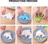 4 Set Rice Mold Cartoon Dolphin Rabbit Sun Sushi Bento Maker Mould Seaweed Nori Cutter Bento Accessories DIY Kitchen Tools for Baby Kids Meal...