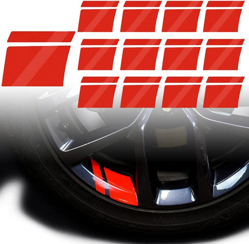 12 Pack Wheel Rim Decal Stripes Car Decals Reflective Car Stickers Automotive Decals Waterproof Hub Stripe Stickers for 18-21 Inch Wheels Tire Rim...