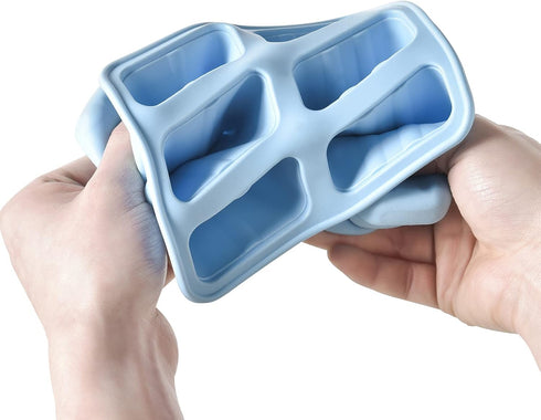 Popsicle Mould?Popsicle Maker Popsicle Molds 6 Pieces Silicone Ice Pop Molds BPA Free Popsicle Mold Reusable Easy Release Ice Pop Make (Blue)...