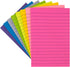 4X6 in Lined Self-Sticky Notes Strong Viscosity 8 Bag 45 Pages Bright Colors...