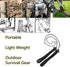Pocket Chainsaw With Paracord Handle Survival Chain Saw Magnesium Fire Starter 20.5/32.6 Inches Garden Handle Hand Saw with Sharp Teeth Emergency ...