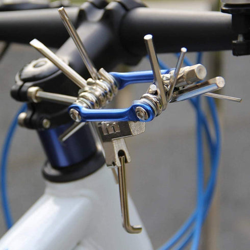 Outdoor color aluminum alloy combination tool mountain bike repair repair tool with chain cutter repair kit...