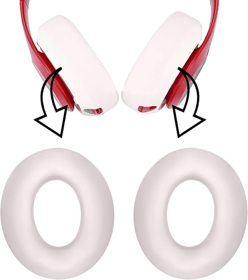Adhiper Silicone Ear Pads Cover Protector for Beats Studio 3 Headphone Cushions,Sweat-Proof and Washable Ear Cushions Cover for Beats Studio 3 Hea...