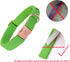 Elegant little tail Green Leather Dog Collar, Girl or Boy Durable Pet Collar, Flower Pattern Bow Tie Dog Collar Adjustable Dog Collars for X-Small...