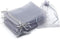 100Pcs Organza Bags with Drawstring 4x6 Inches, Small Mesh Jewelry Candy Pouches Wedding Party Christmas Favor Gift Bags (Gray)...