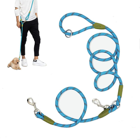 Multi-Function Hands Free Dog Leash? 7.5ft Rope Crossbody Dog Leash Reflective for Large Medium Small Dogs Walking, Jogging and Running, Training ...
