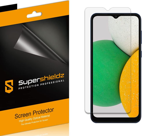 Supershieldz (6 Pack) Designed for Samsung Galaxy A03s Screen Protector, High Definition Clear Shield (PET)......