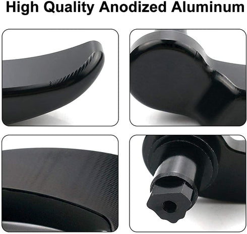 MDPROMCP Black Saddlebag Latch Lever - Saddle Bag Lid Lifters Aluminum Compatible with Harley Davidson 2014-2024 Street Glide Road King Special Ro...