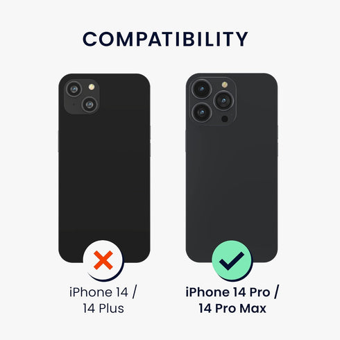 kwmobile Camera Lens Protector Compatible with Apple iPhone 14 Pro/iPhone 14 Pro Max (2 Pack) - Clear Tempered Glass Phone Lenses Protectors...