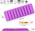 Long Strips Silicone Mold Finger Shaped Cookie Molds 2 PCS-10 Cavity Chocolate Rectangular Cereal Bar Molds Ice Cube Tray Jelly Cake Candy Baking ...