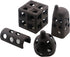 MY MIRONEY 4Pcs Ceramic Shelters Aquarium Ceramic Rock Cave Shelter Shrimp Betta Lizards Hideaway Breeding Cave Cubic Hideout Fish Tank Decor Orna...