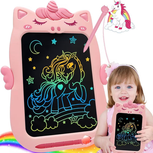 Toys for 1 2 3 Year Old Girl Gifts,10IN LCD Writing Tablet for Kids,Toddler Toys Age 1-2 Drawing Tablet,Doodle Board for Baby Girls Toys age 4-5,E...