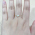 Love Heart Link Chain Ring for Women Girls 925 Sterling Silver Gold Plated Pink Green Diamond CZ Crystal Heart Finger Band Promise Engagement Ring...