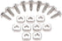 gohantee 279393 Dryer Cord Screw Kits 9 PCS Replacement for Whirlpool and Kenmore Terminal Block Replaces WP279393 AP3020386 279393D 279393VP 3184 AH334188 EA334188 PS334188