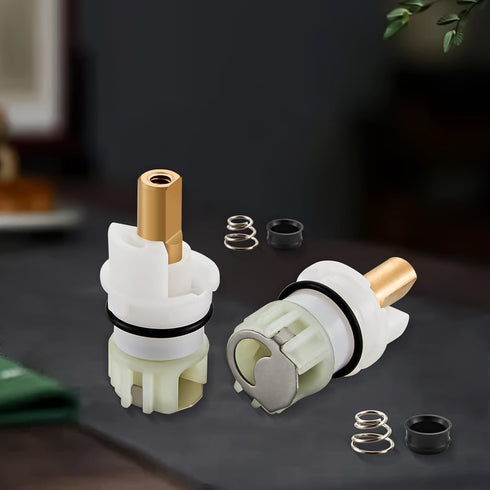 RP25513 faucet stem assembly, Replacement Kit for Delta two handle faucet repair kit, Includes RP4993 Seats and Springs, 4 Pack...