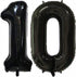 Tellpet Black Number 10 Balloons, 10th Birthday Party Balloons, 40 Inch...