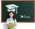 SAVITA Scalloped Bulletin Board Borders Sticker, 78.7x3inch Self-Adhesive Whiteboard Chalkboard Border Trim Wood Grain Decorative Border for Bulle...