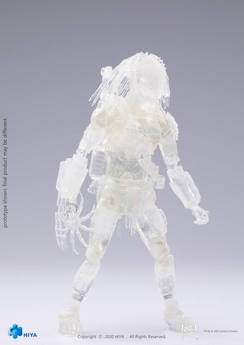 Hiya Toys Exquisite Mini Series 1/18 Scale 5 Inch AVP2 Invisible Wolf Predator Cloack Action Figure...