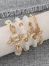 Bohemian Bracelets for Women Gold Beaded Stackable Stretch Bracelet Set Butterfly Elastic Multilayer Colorful Charm Bracelets Summer Beach Jewelry...