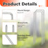 Landscape Staples, Galvanized Garden Stakes, U-Shaped Tent Stakes, 30 Pcs 6 Inch 11 Gauge Plant Cover Stakes, Anti-Rust Ground Sod Pins Yard Stake...