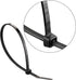 Superun Heavy Duty Zip Ties 8 Inch, 50 Lbs Tensile Strength Selflocking Wire Ties (Industrial Grade Cable Ties) Pack of 100 Black...