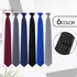 Haysandy 6 Pcs Clip on Ties for Men Solid Color Men's Tie Clip on Necktie 20 Inches Pretied Ties for Office School Uniforms...