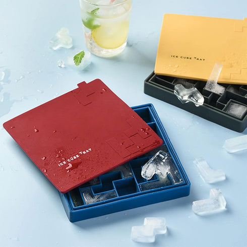 Puzzles Ice Cube Trays Easy Release Silicone Ice Mold for Juice Beverages Cocktail Tea Coffee...