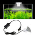 Senzeal M3 Aquarius Aquarium Light Fish Tank Light 5W 12 LED Fan Shaped Aquarium Planted Clip Lamp 600LM for 4-10 Inch Fish Tank White Lighting...