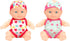 ONEST 2 Sets 8 Inch Dolls Cute Baby Dolls Include 2 Pieces Baby Mini Dolls, 2 Sets Handmade Doll Clothes...