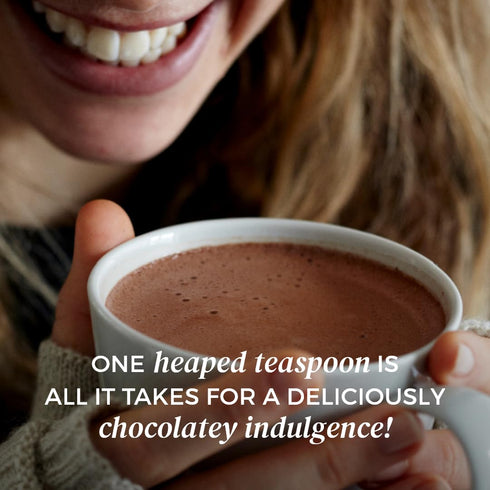 NOMU Skinny 60% Cocoa Hot Chocolate, 33 Servings, No Sugar Added, 20 Calories, Rich Chocolate Flavor, Keto-Friendly, High Protein...