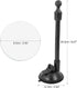 Blind Spot Adjustable Car Mirror Rotate Suction Cup Black Arm Rearview Mirror for All Universal Vehicles...