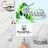 PH PandaHall 2700pcs Round Spacer Beads Smooth Beads 2.4/3/4/5/6mm Tiny Metal Brass Beads Loose Beads Waist Beads for Layered Bracelet Necklace Je...