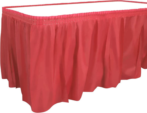 Party Dimensions Plastic Table Skirt, 29-Inches by 14-Feet - Red - 1 Pack...