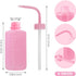 4 Packs Wash Bottle Plastic Tattoo Wash Bottle Water Squirt Bottle Squeeze Diffuser Bottle Food Dispensers Salad Jam Bottle (Pink)...