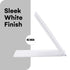 Dorence Rechargeable Travel Lighted Makeup Mirror, White - Compact Foldable LED Mirror for Flawless Application - Modern Design - Portable Vanity ...