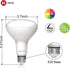 BR30 LED Flood Light Bulb, 9W, 65W Equivalent, 2700K Soft White Light, Energy Saving Lamp for Office/Home, Non-dimmable, E26 Screw Base, 6PCS...