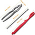 10PCS Crab Nut Crackers and Seafood Tools,Stainless Steel Lobster Crackers and Picks Set,Including 2 Lobster Crab Crackers, 4 Lobster Sheller Kniv...