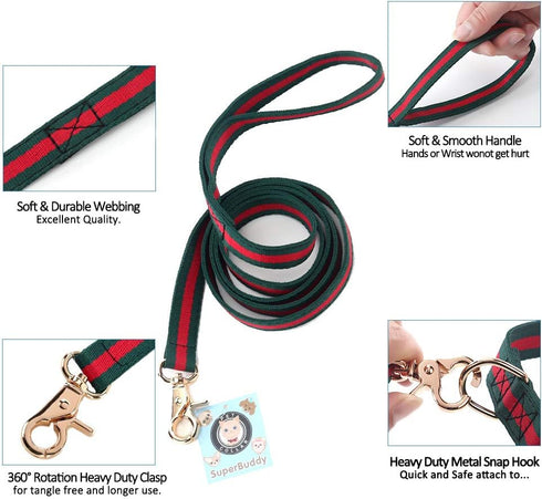 Premium Dog Leash with Luxury Style, Soft Durable Dog Leashes, Walking Training Leash for Small Medium Big Large Dogs...
